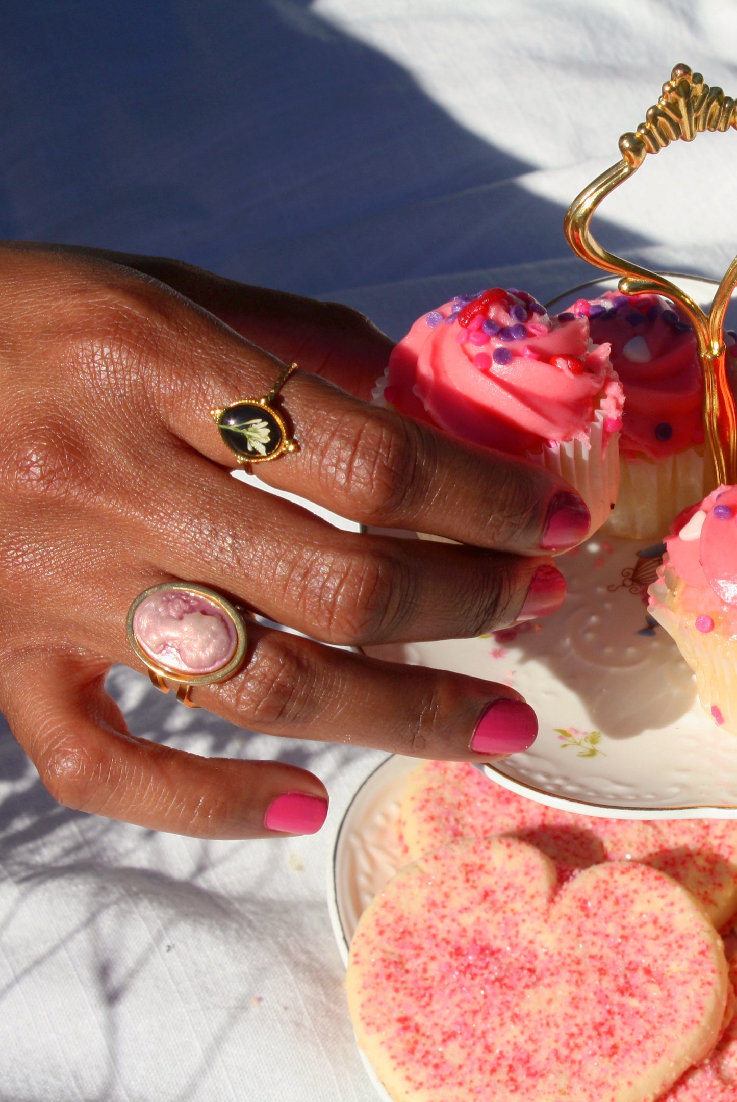 Cameo Adjustable Ring