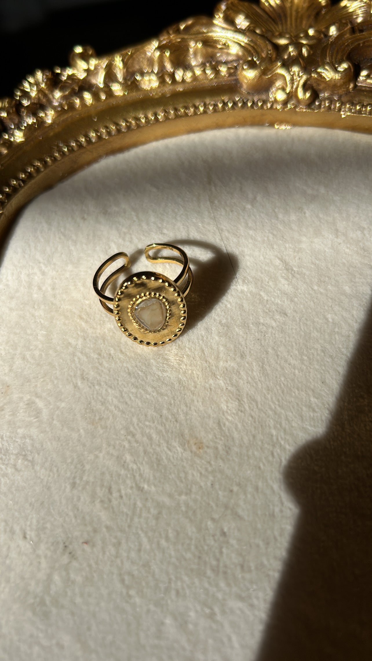 Mother of Pearl Bold Ring