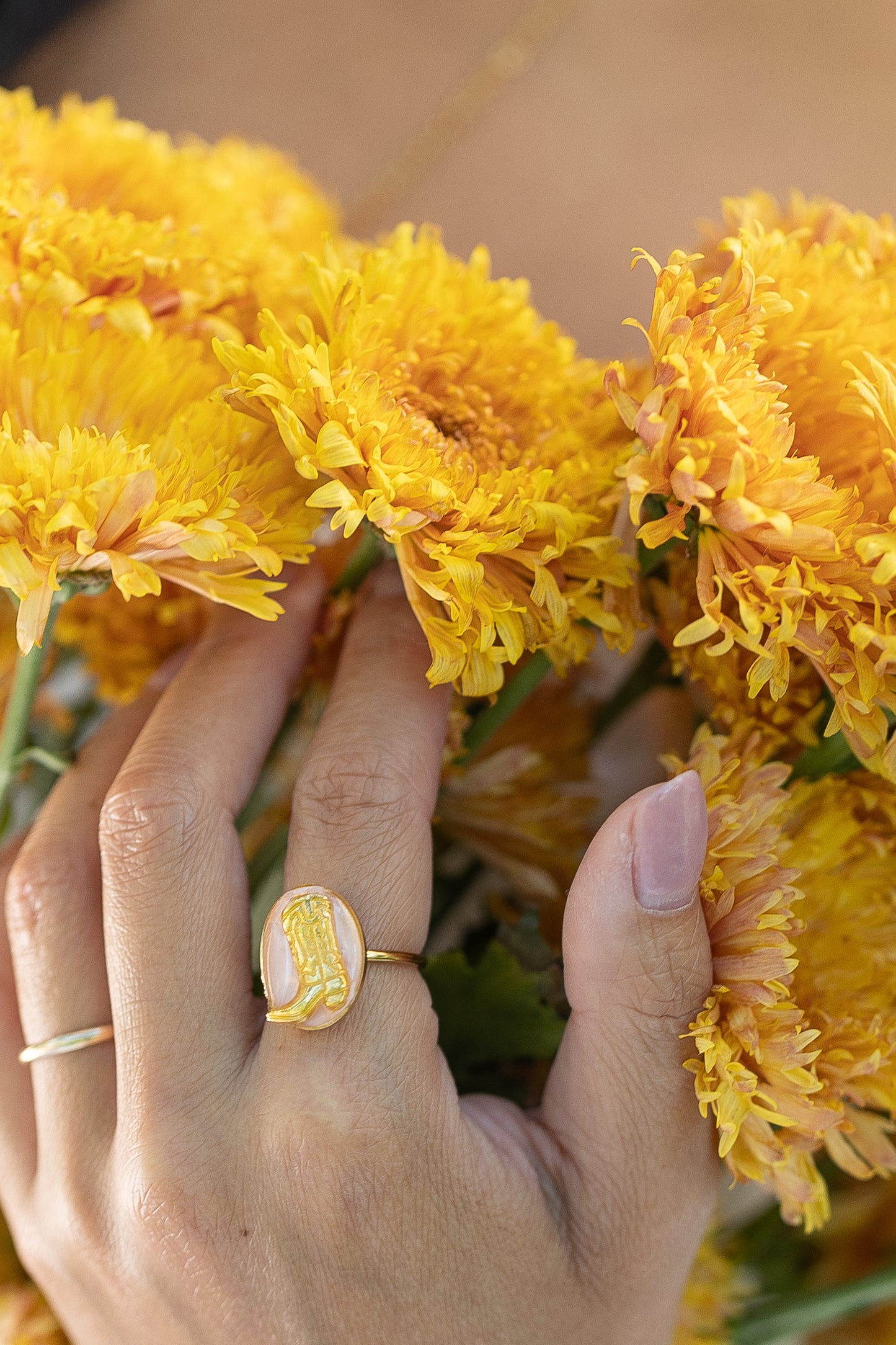 Cowboy Boot Adjustable Ring