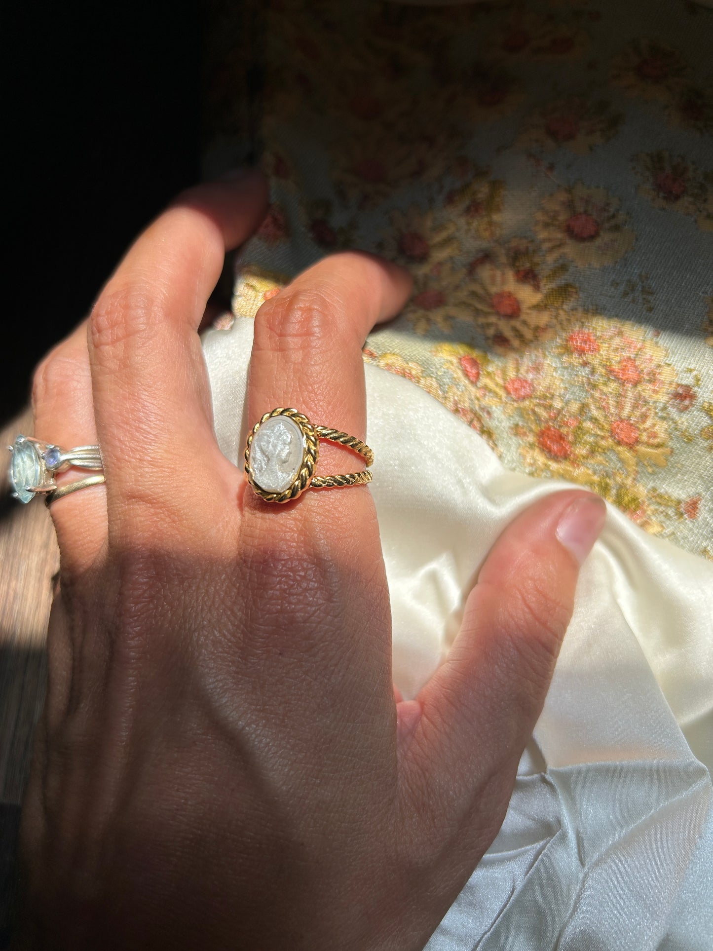 Spring Cameo Ring