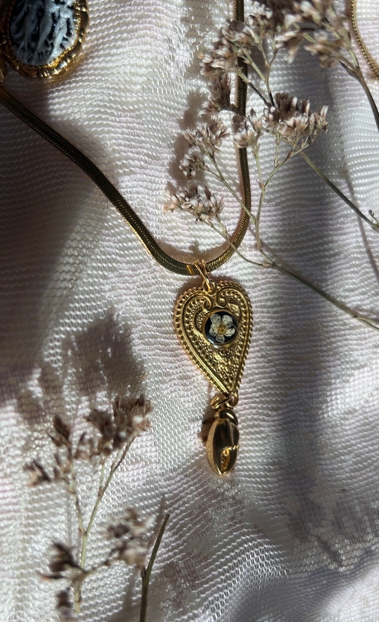 Heart Crab Claw Necklace