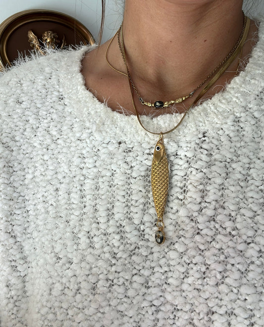 Large fish Necklace