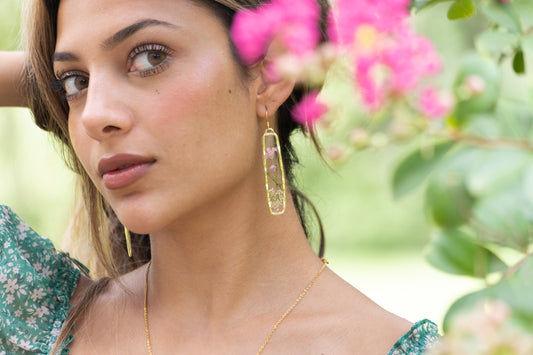 Pink Blossom Earrings