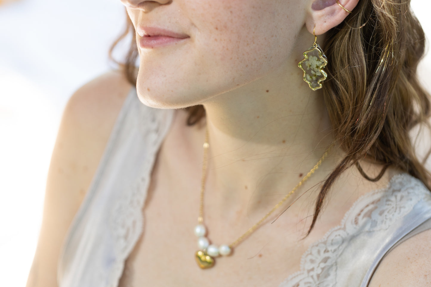 Floral Wave Earrings