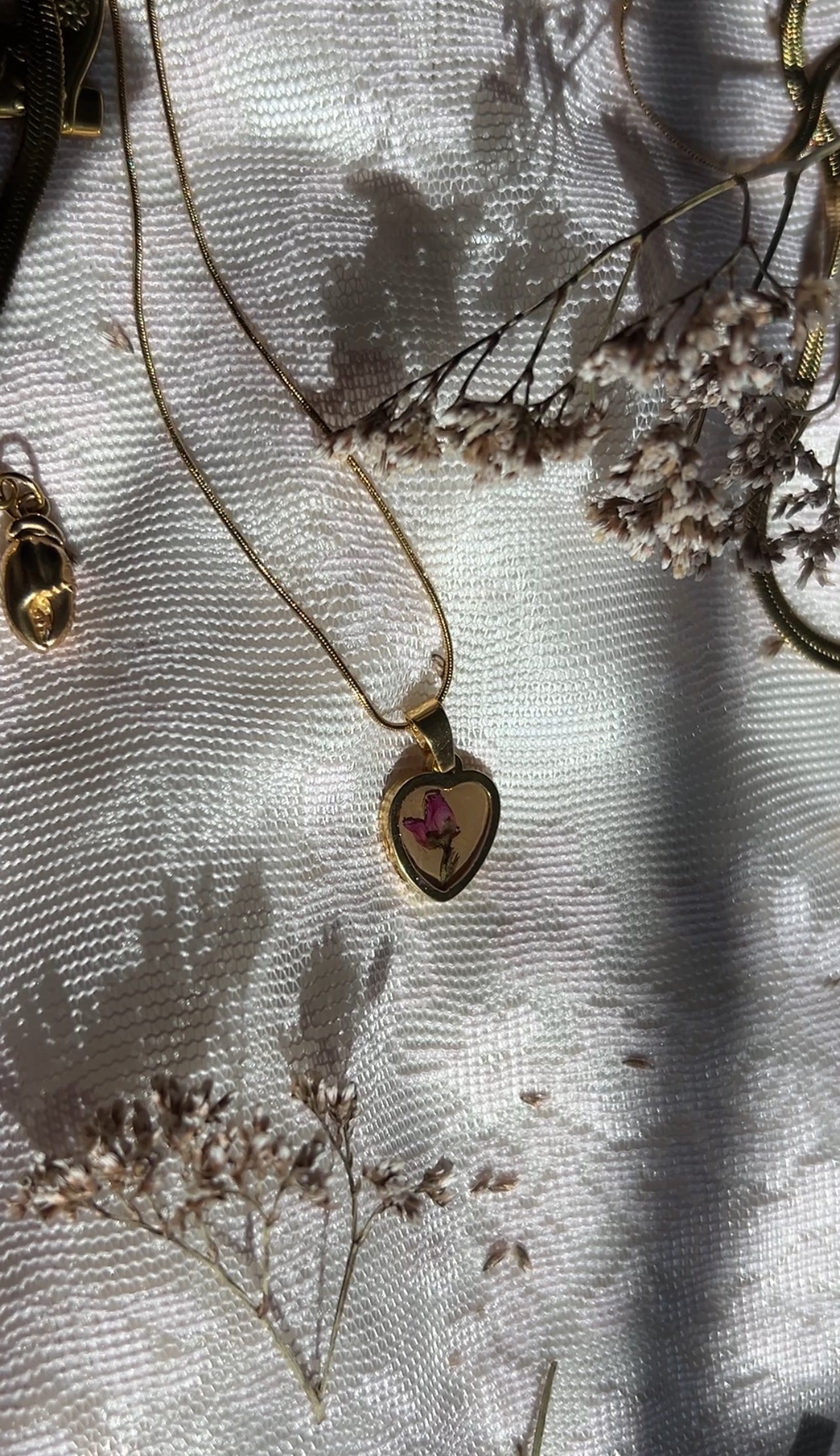 Floral Heart Necklace