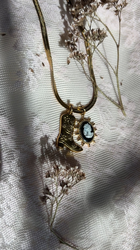 Cameo Cowgirl Necklace
