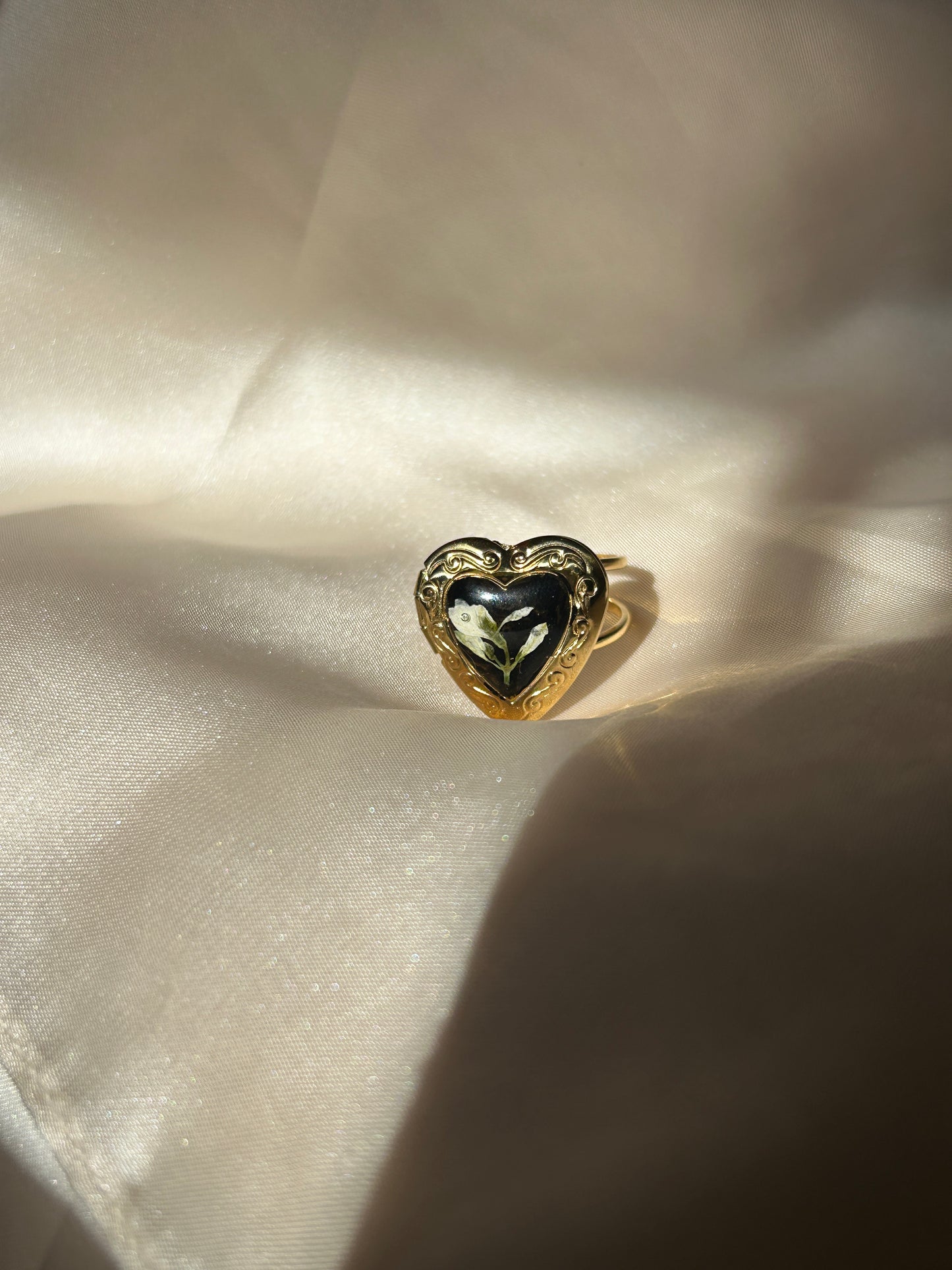 Heart Locket Ring