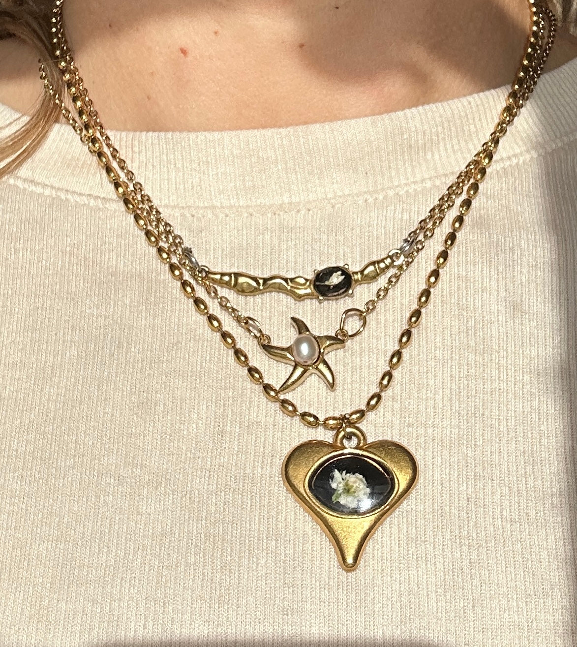 Pearl Starfish Necklace