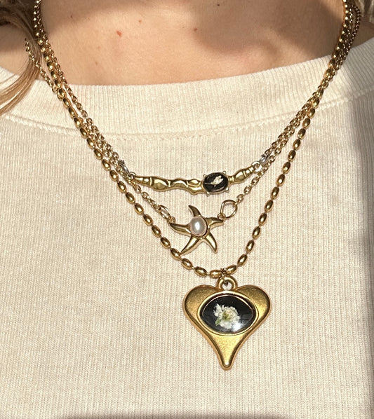 Pearl Starfish Necklace