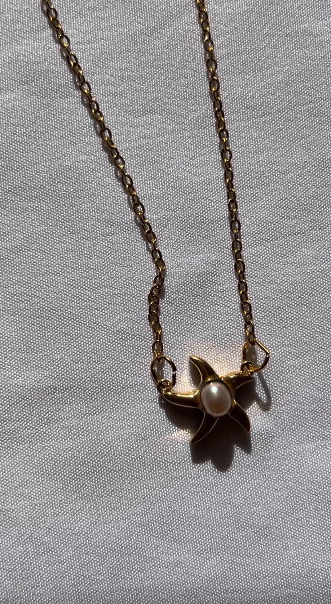 Pearl Starfish Necklace