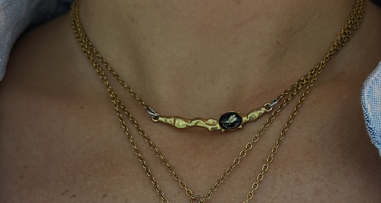Gold Bar Necklace