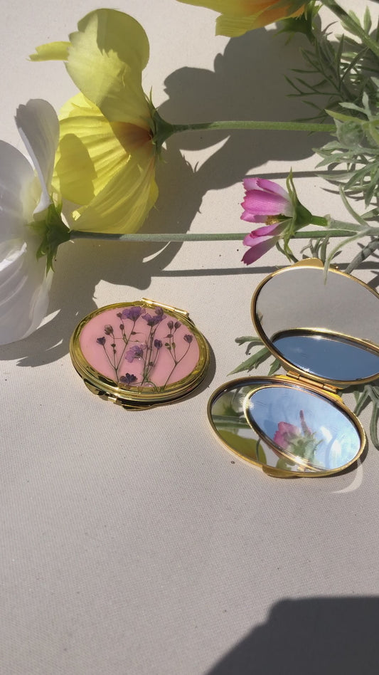 Pretty in Pink Compact Mirror
