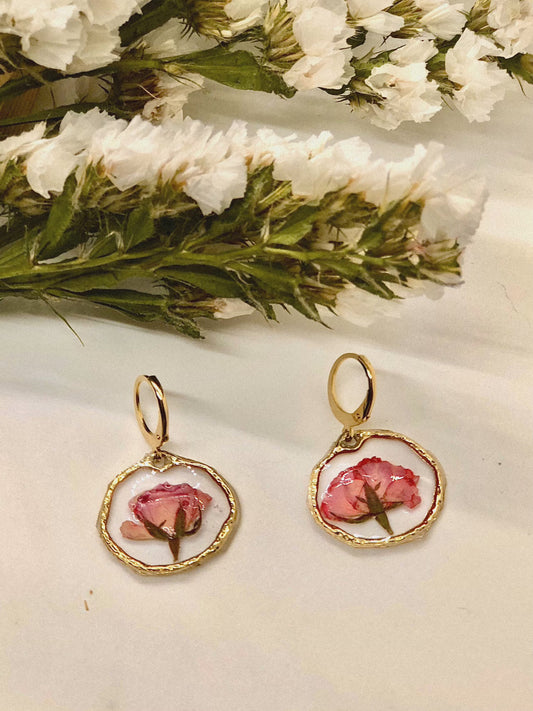 Rose Bud Earrings